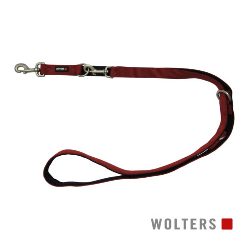 Wolters Führleine Professional Comfort rot / schwarz