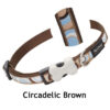Red Dingo Halsband Design Circadelic Brown