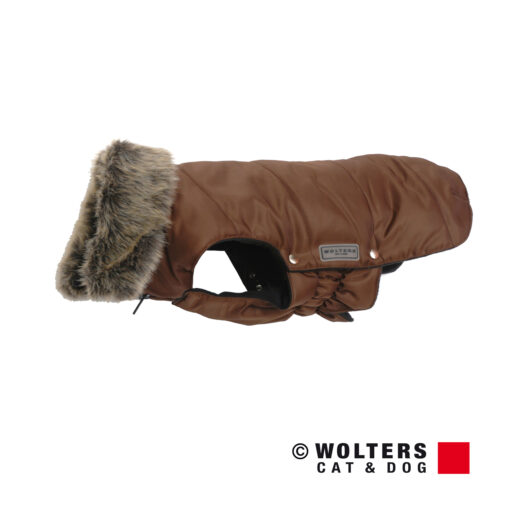 Wolters Parka mit Fellkragen braun-0