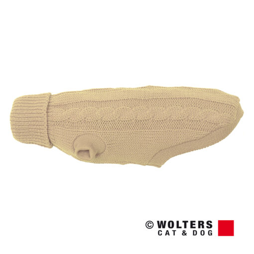 Wolters Zopf-Strickpullover beige