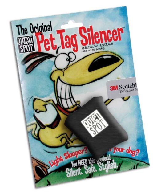 Quiet Spot - Pet Tag Silencer schwarz