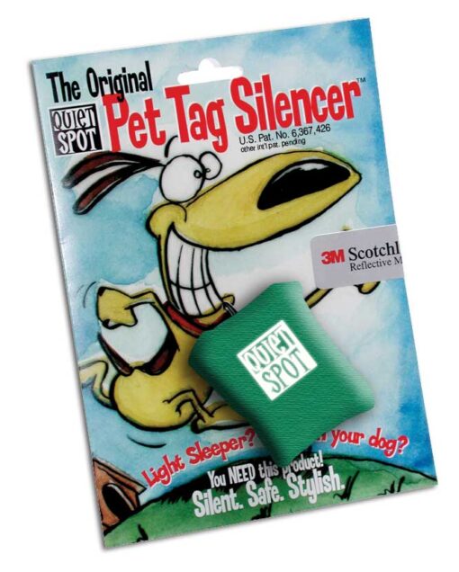 Quiet Spot - Pet Tag Silencer grün