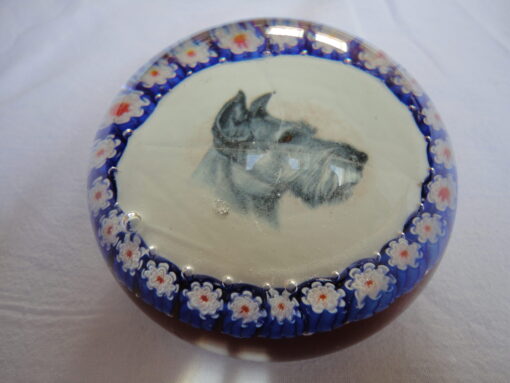 Antiker Briefbeschwerer (Paperweight) - Schnauzer-1311