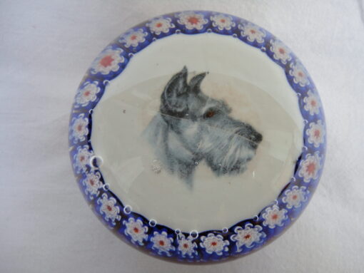 Antiker Briefbeschwerer (Paperweight) - Schnauzer-1309