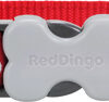 Red Dingo Halsband Design White Spots Red