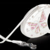 Flexi Luxus Glam Butterfly Medium Perlmutt-Weiß