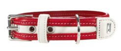 Hunter Halsband Madeira rot / weiß