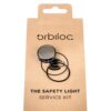 Doppelte Ersatzbatterie und Dichtungsring für Orbiloc Dog Dual Safety Light