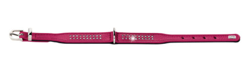 Hunter Halsband Diamond Petit pink / schwarz