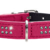 Hunter Halsband Diamond Petit pink / schwarz