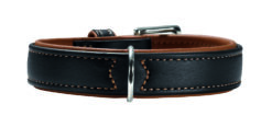 Hunter Halsband Canadian Elk schwarz / cognac