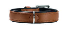 Hunter Halsband Canadian Elk cognac / schwarz