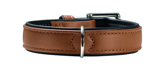 Hunter Halsband Canadian Elk cognac / schwarz