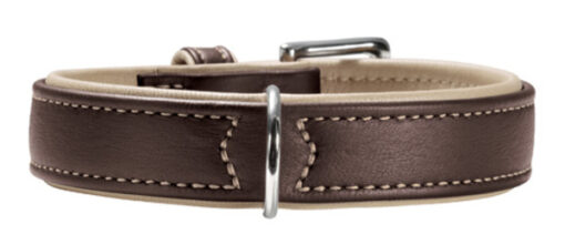 Hunter Halsband Canadian Elk dunkelbraun / beige