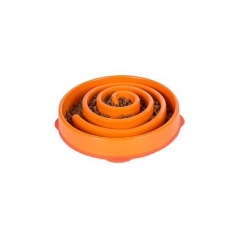 Slow Bowl Fun Feeder Large Orange