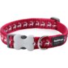 Red Dingo Halsband Weihnachtsdesign Rentier