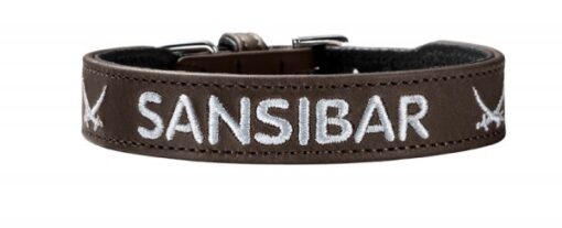 Hunter Halsband Sansibar dunkelbraun/schwarz