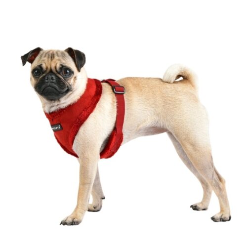 Puppia Terry Harness Typ A rot/weinrot