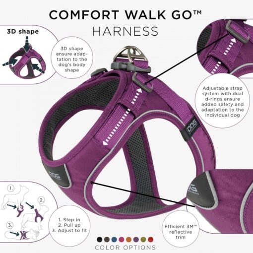 Dog Copenhagen Comfort Walk Go™ Harness violett