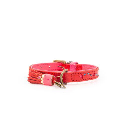 DWAM Halsband Pink Star 1,5 cm