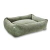 Laboni CLASSIC Hundebett - TEDDY grün