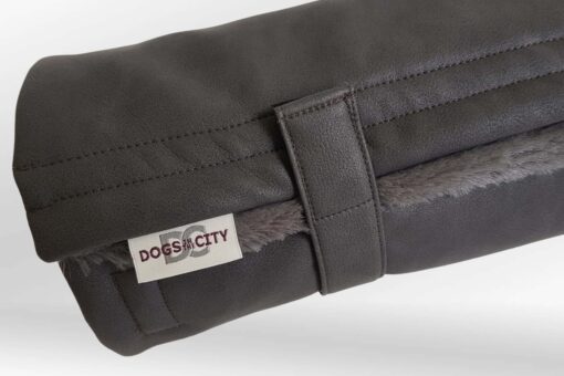 Dogs in the City Reisematte Saddle braun anthrazit