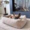 Laboni CLASSIC Hundebett - TEDDY creme