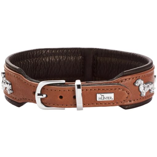 Hunter Teckel-Halsband cognac