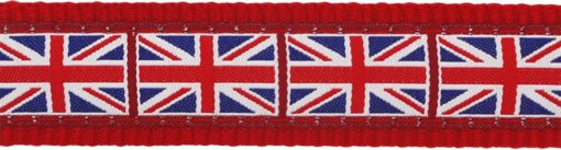 Red Dingo Halsband Design Union Jack Flag