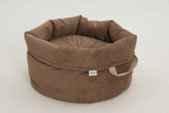DOGS in the CITY Hundekörbchen Shopper Little Basket Chelsea Cord toffee